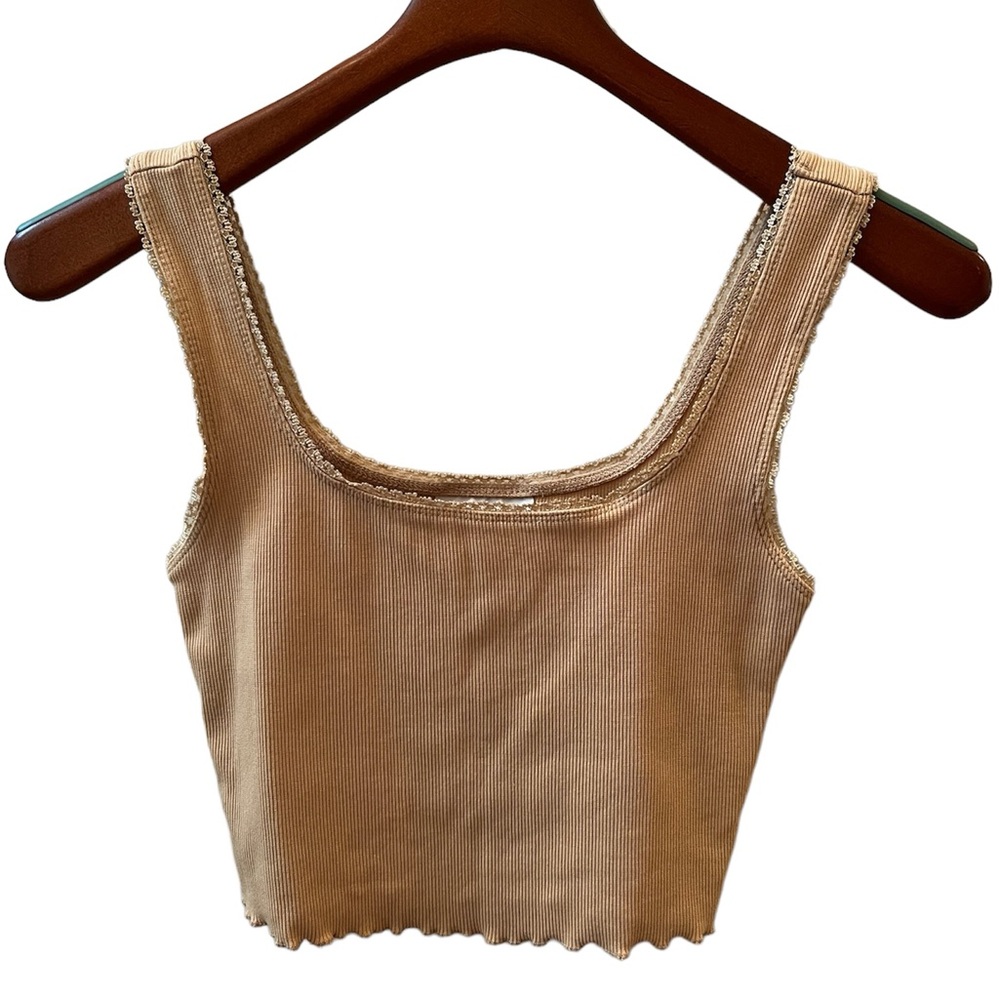 Top shop ribbed knit crop tank